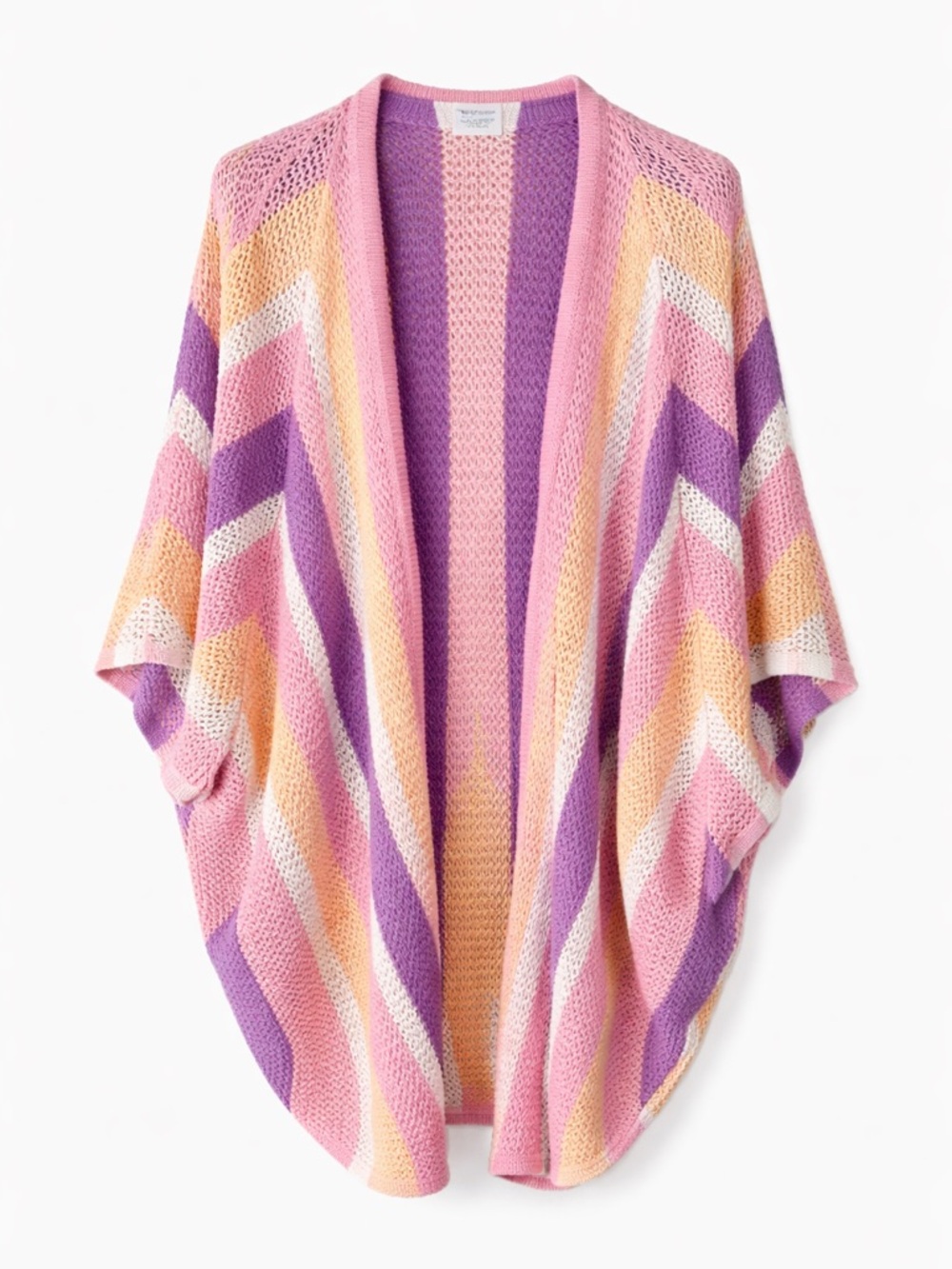 Jessica Simpson Chevron Knit‎ Cardigan Boho Festival Y2K Coastal-S/M